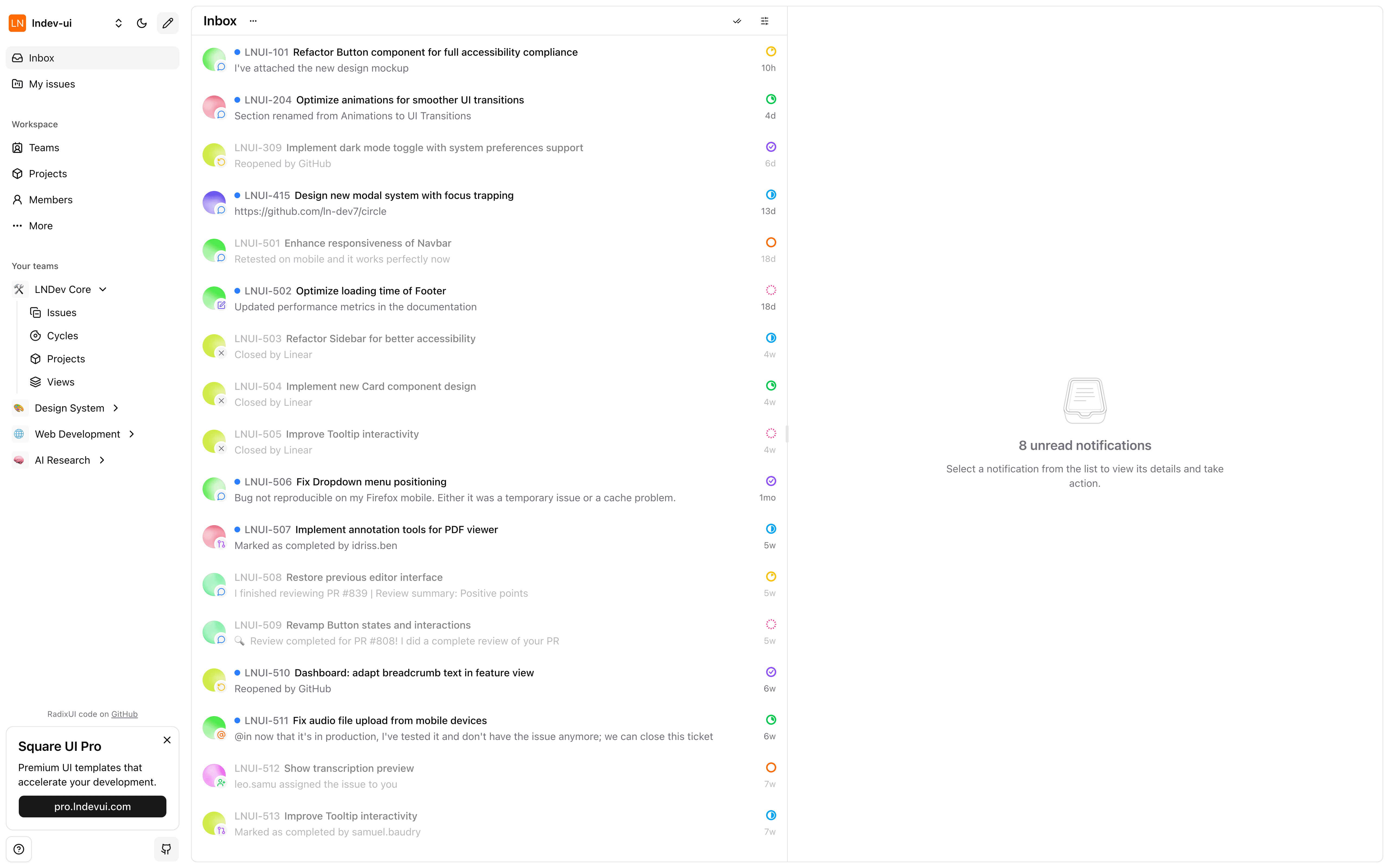 Circle screenshot 2
