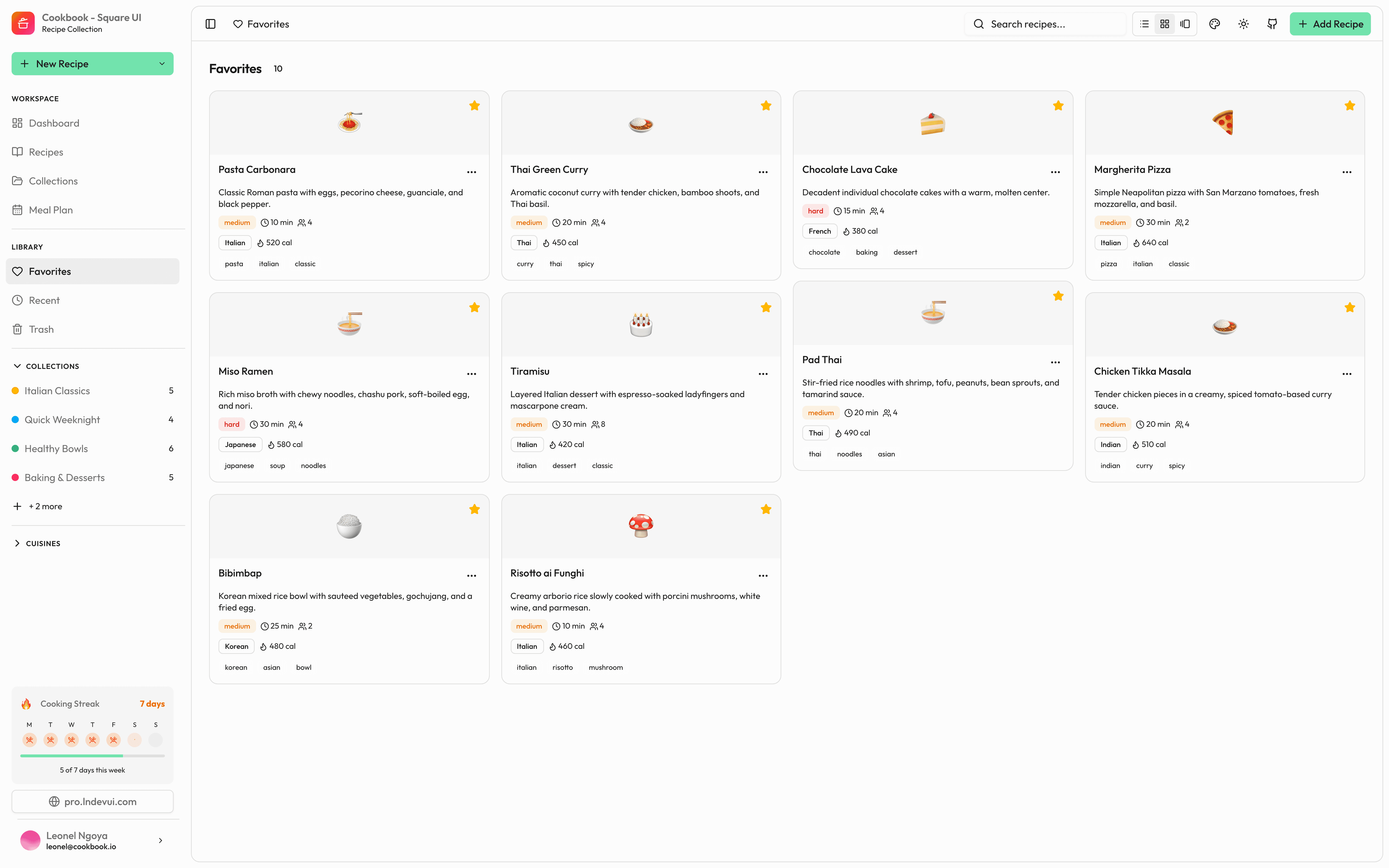 Cookbook screenshot 5