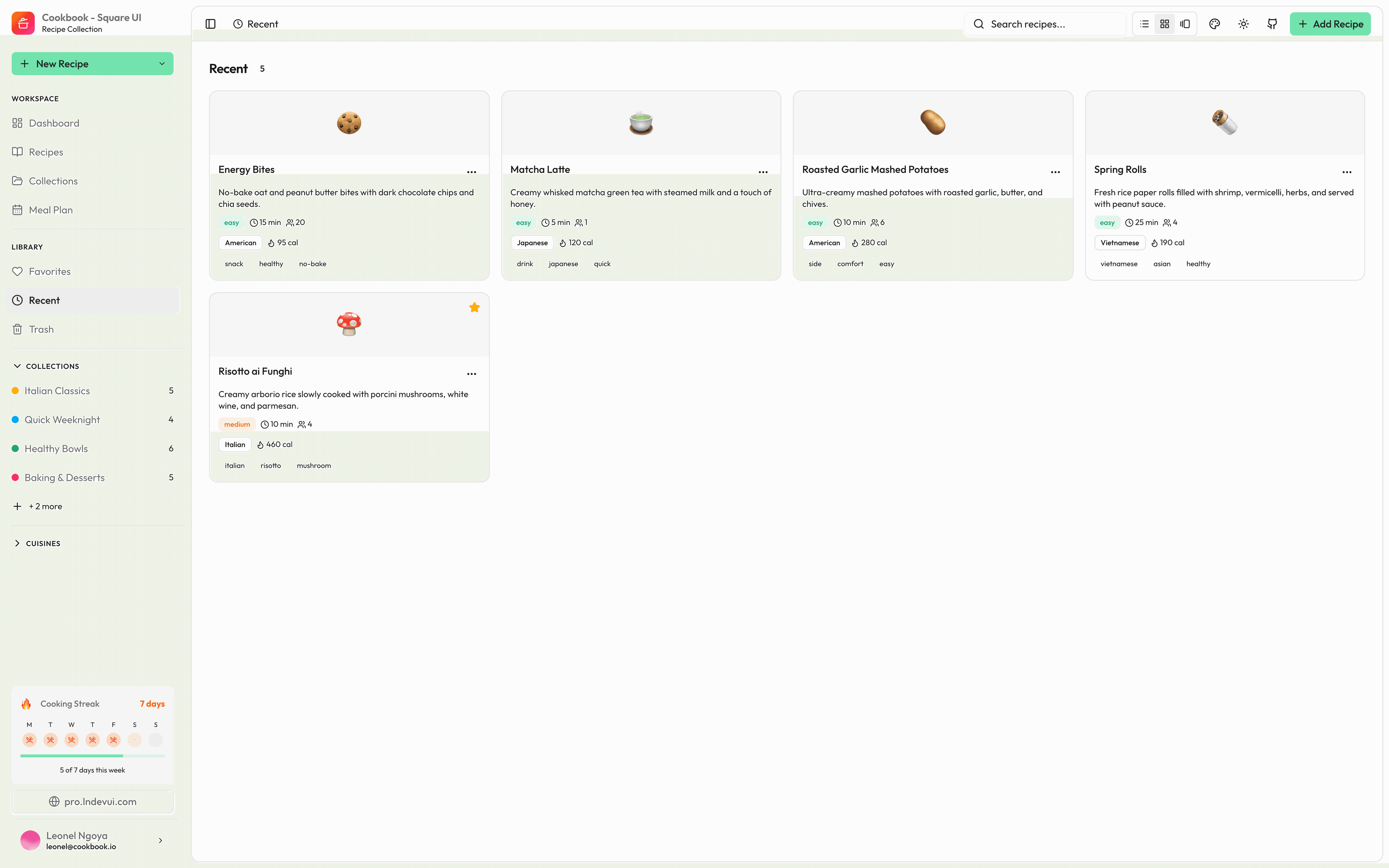 Cookbook screenshot 6