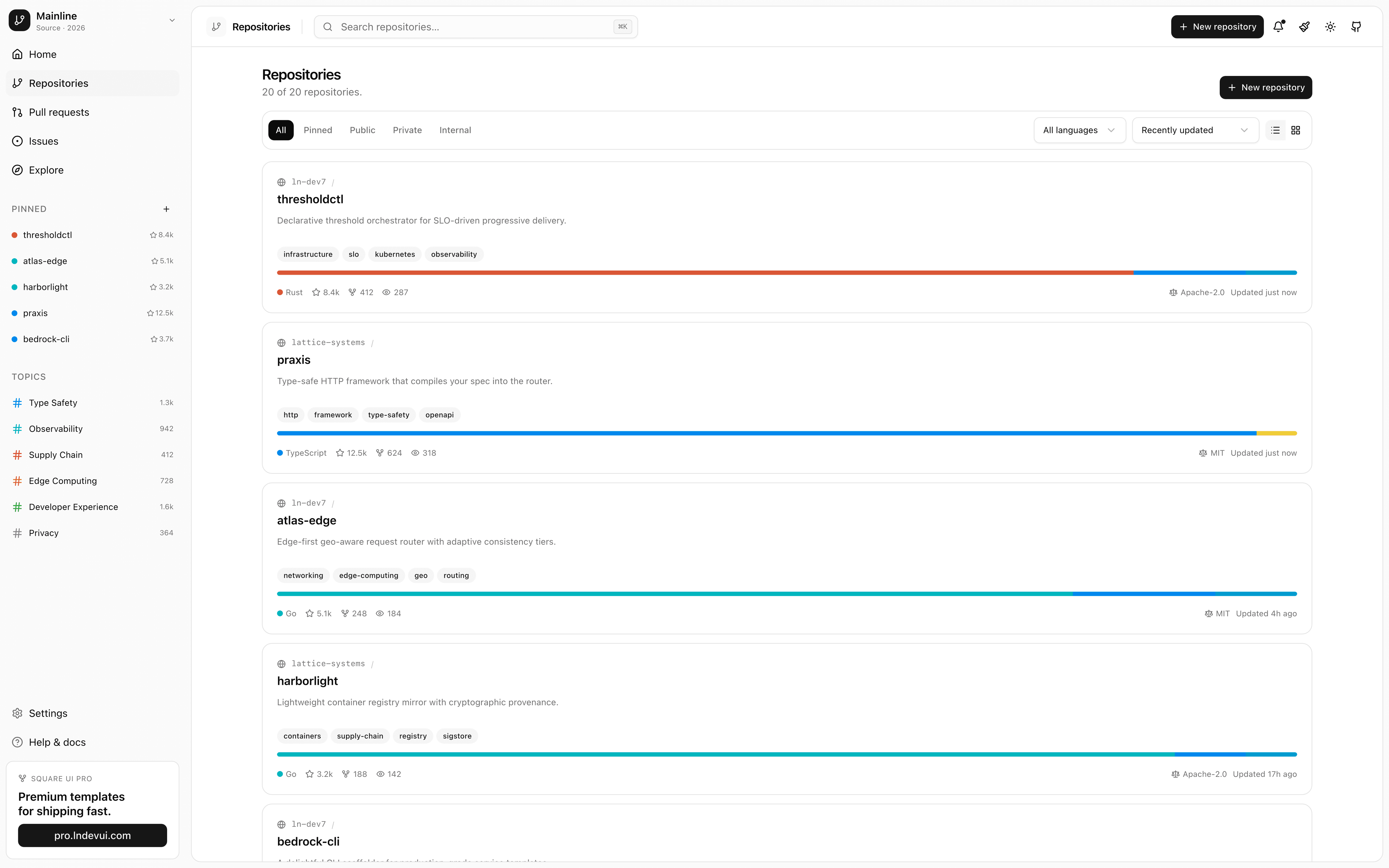 Mainline screenshot 2