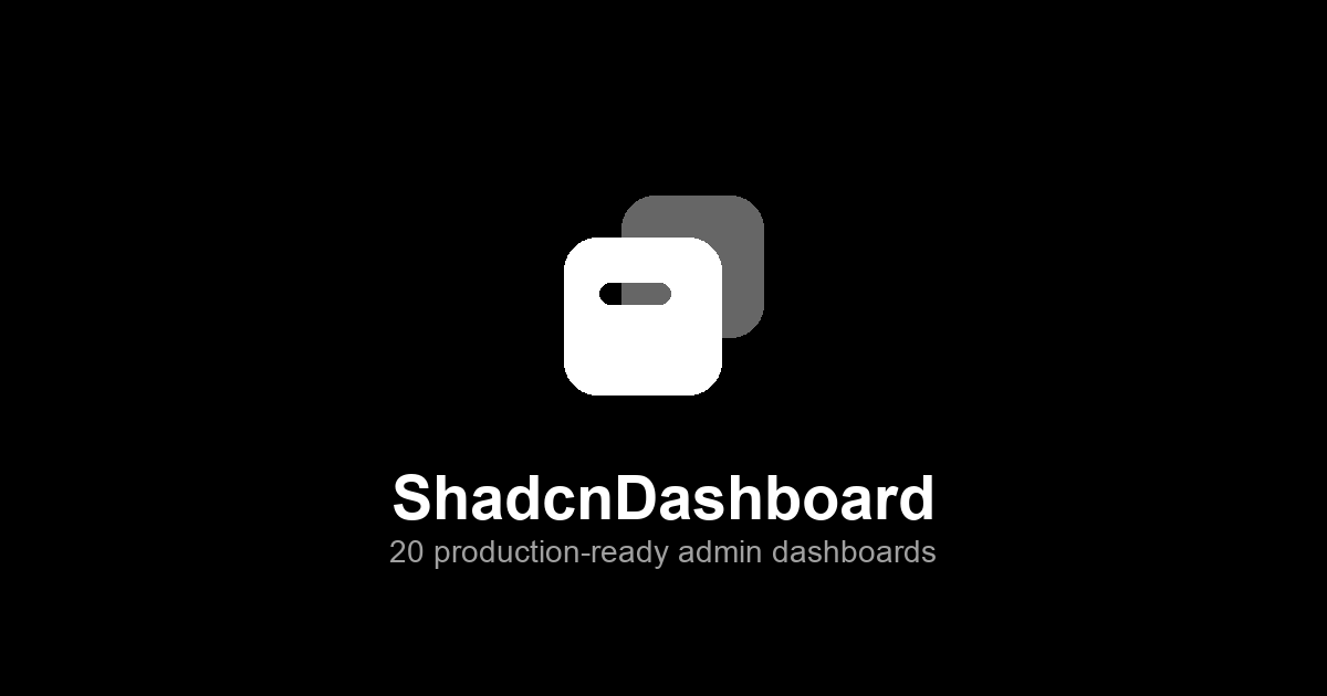 Shadcn Admin Dashboard Kit screenshot 1
